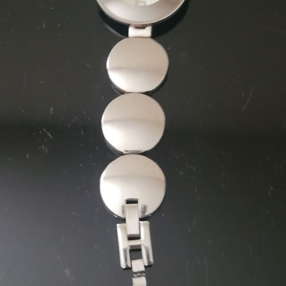 Unbranded Ladies Watch y2k style Silver looking back and watch face BOHO style - Picture 7 of 7